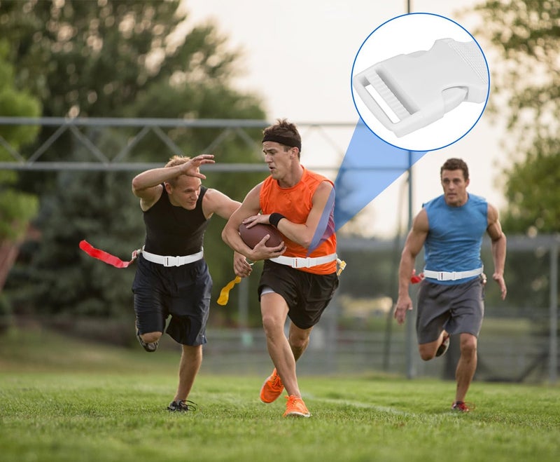 DkOvn 2 Pack Football Belts, 52 to 57 Inches Long, with Stainless Steel D Rings, for Youth, Adults - Image 5